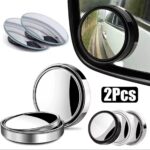 Blind Spot Mirror Safety Driving Wide-angle 360 Degree Adjustable 2 pcs – 1