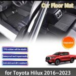 Toyota Hilux 3D customised floor mats – 1