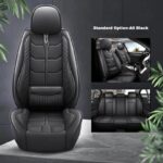 Universal car seat covers full set front and back nappa leather – 1