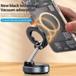 Vacuum Magnetic Car Phone Mount Strong Cup Car Foldable Phone Holder Retractable Navigation Stand – 1