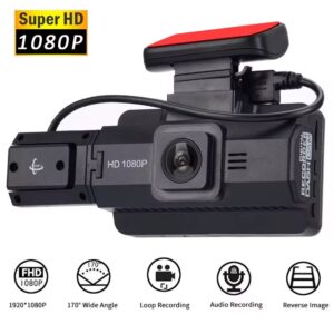 Dash Lens 1080P dash camera with cabin view & infrared Night vision